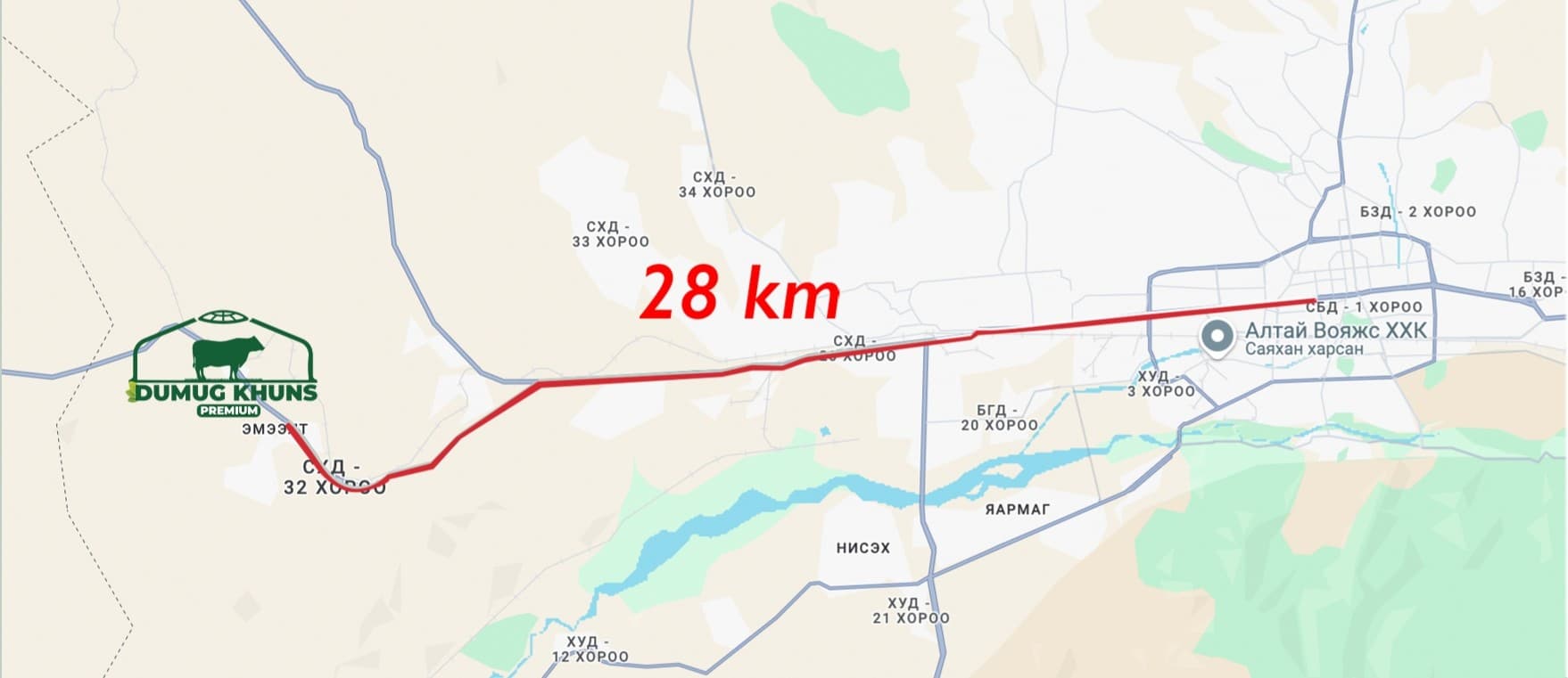 Factory Location Map